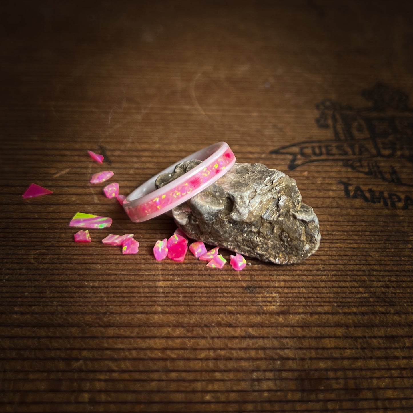 Create a Custom Ceramic Ring with Opal Inlay