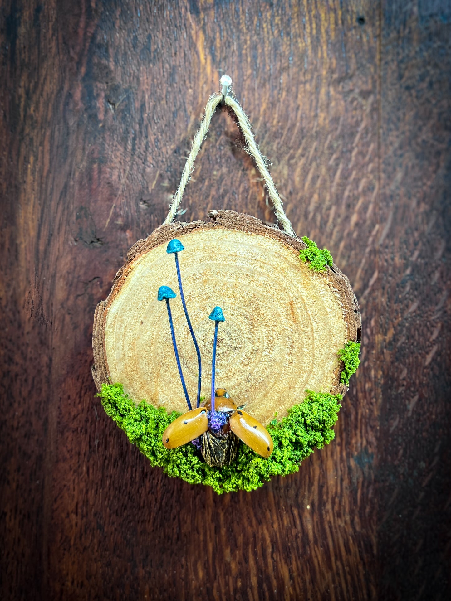 Spores & Remains No. 1 – Grape Beetle Mixed Media Wall Art