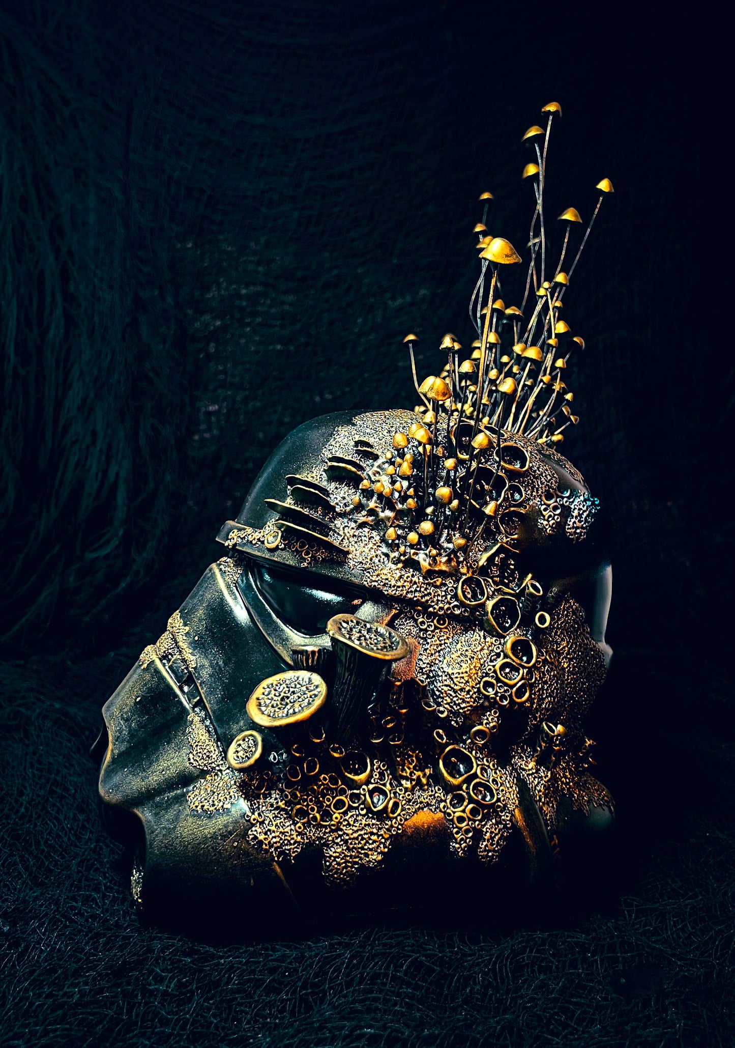 TK-421 – Fungal Reclamation Helmet | Star Wars-Inspired Sculpture