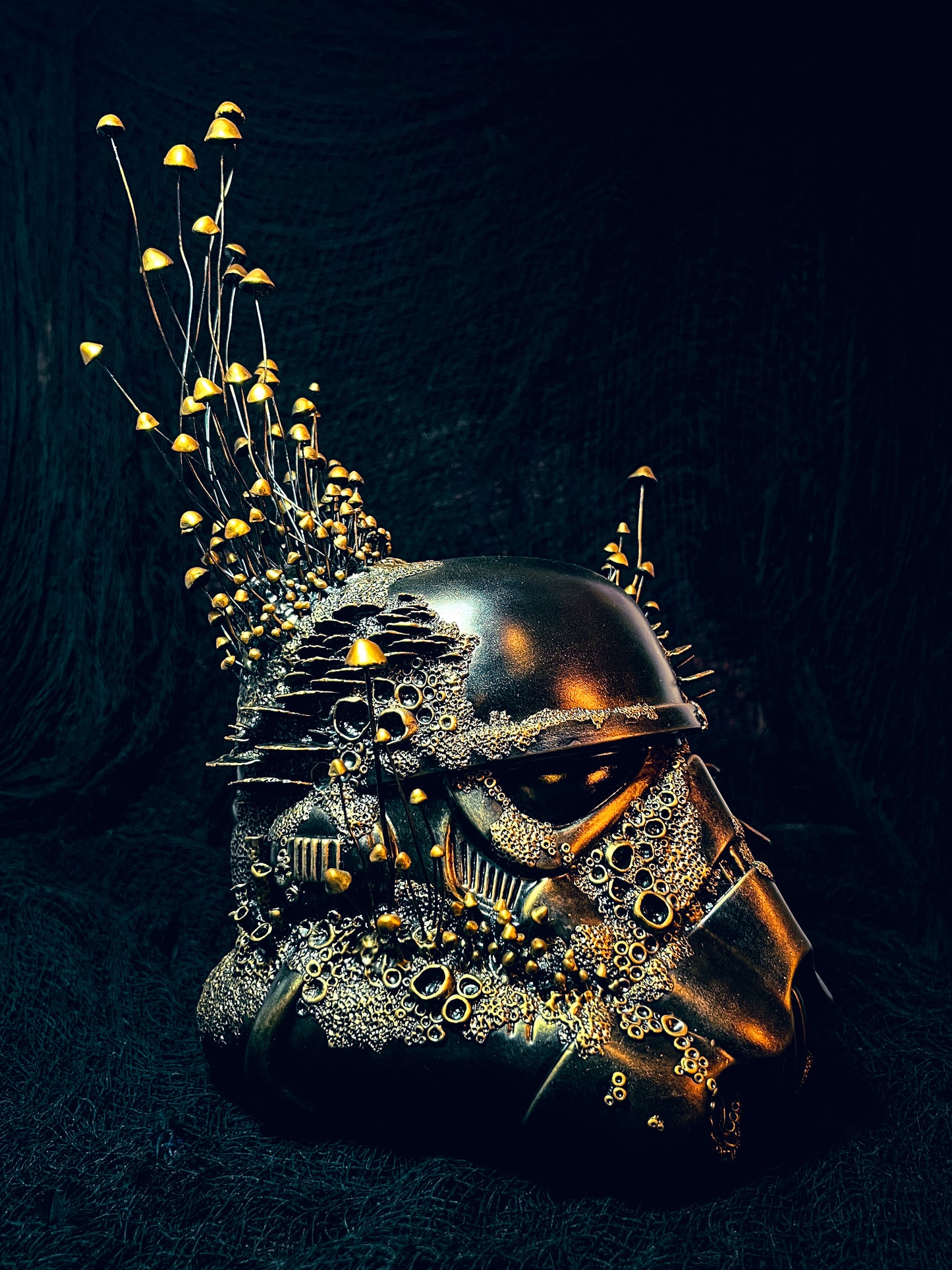 TK-421 – Fungal Reclamation Helmet | Star Wars-Inspired Sculpture