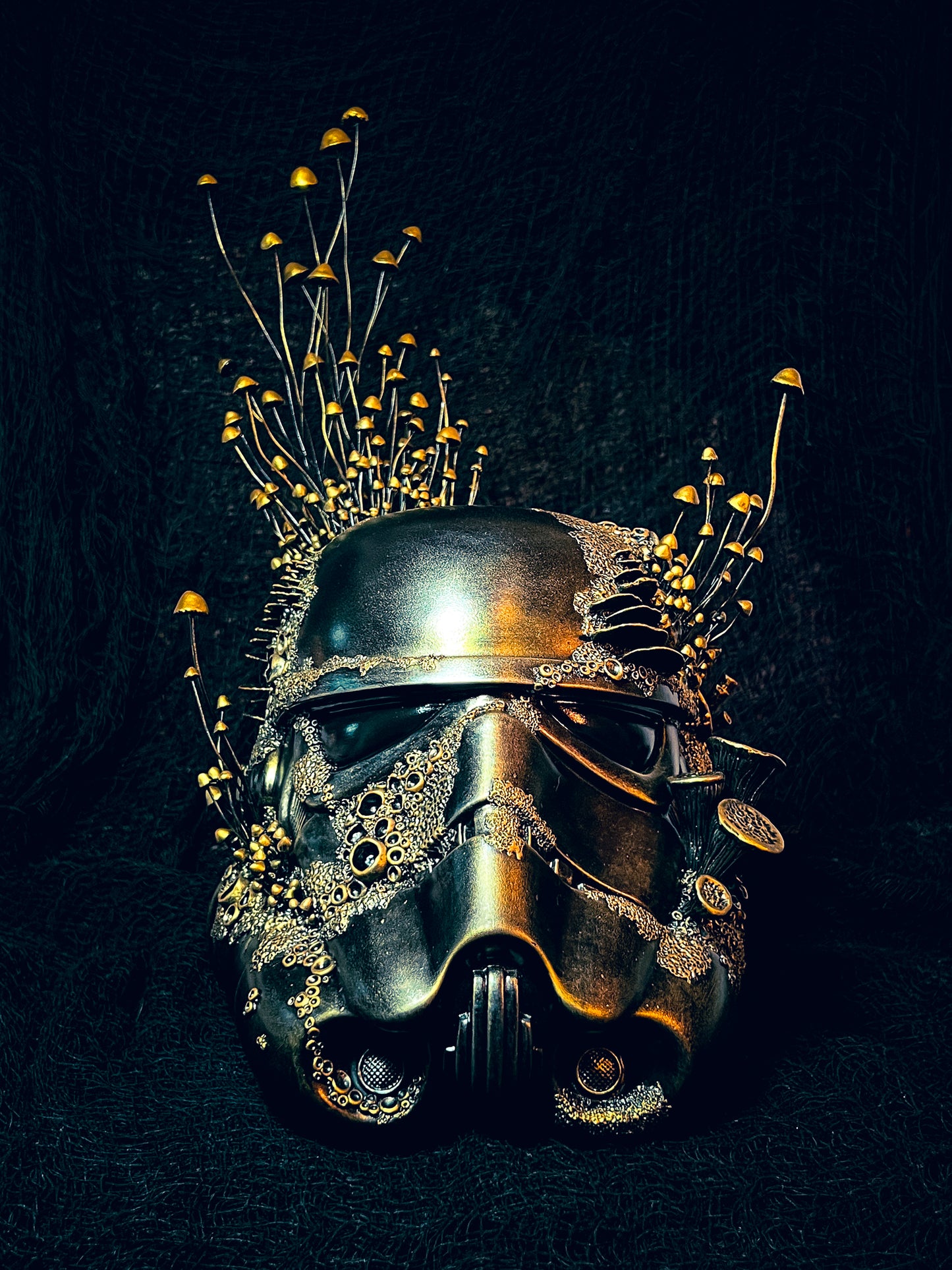 TK-421 – Fungal Reclamation Helmet | Star Wars-Inspired Sculpture